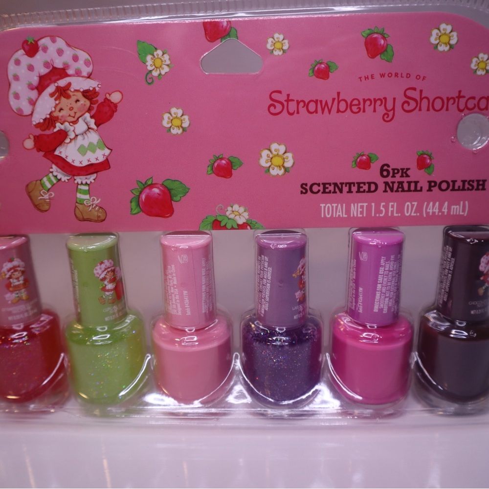 Scented Nail Polish Set - 6 Colors